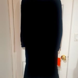 Elegant Black velvet dress.